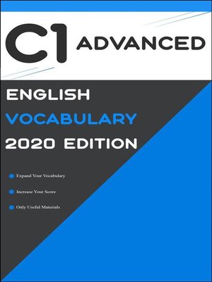cover image of English C1 Advanced Vocabulary 2020 Edition